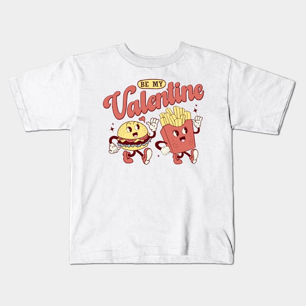 Be My Valentine Kids T-Shirt by MZeeDesigns